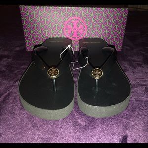 Tory Burch Wedge Flip Flops
